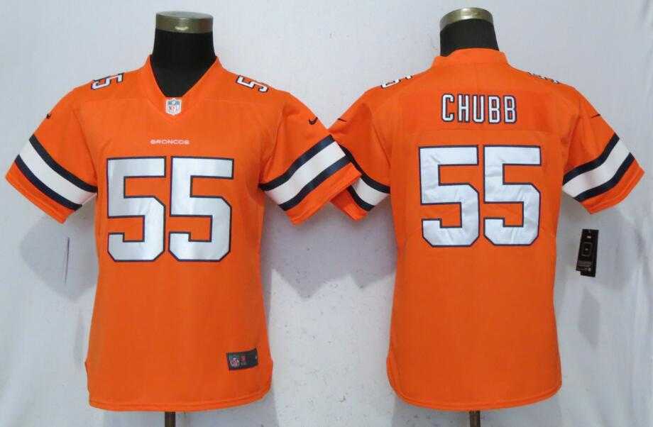 Women Nike Broncos 55 Bradley Chubb Orange Color Rush Limited Jersey,We sell and wholesale Women Nike Broncos 55 Bradley Chubb Orange Color Rush Limited Jersey on line form chian!